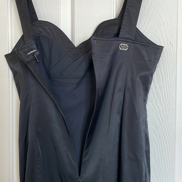 Roccobarocco Black Sheath Pencil Cocktail dress size 12 - Picture 5 of 13